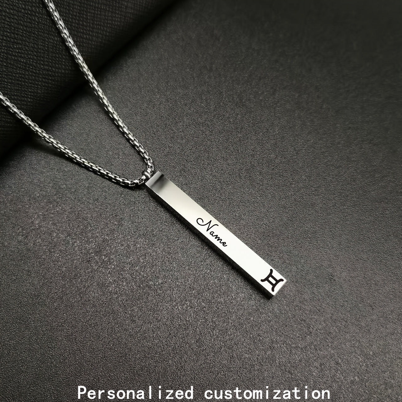 Винтажное ожерелье с подвеской в виде знака зодиака - прочная титановая сталь, стильный и привлекательный дизайн, идеальный подарок для близких, персонализированное ювелирное изделие