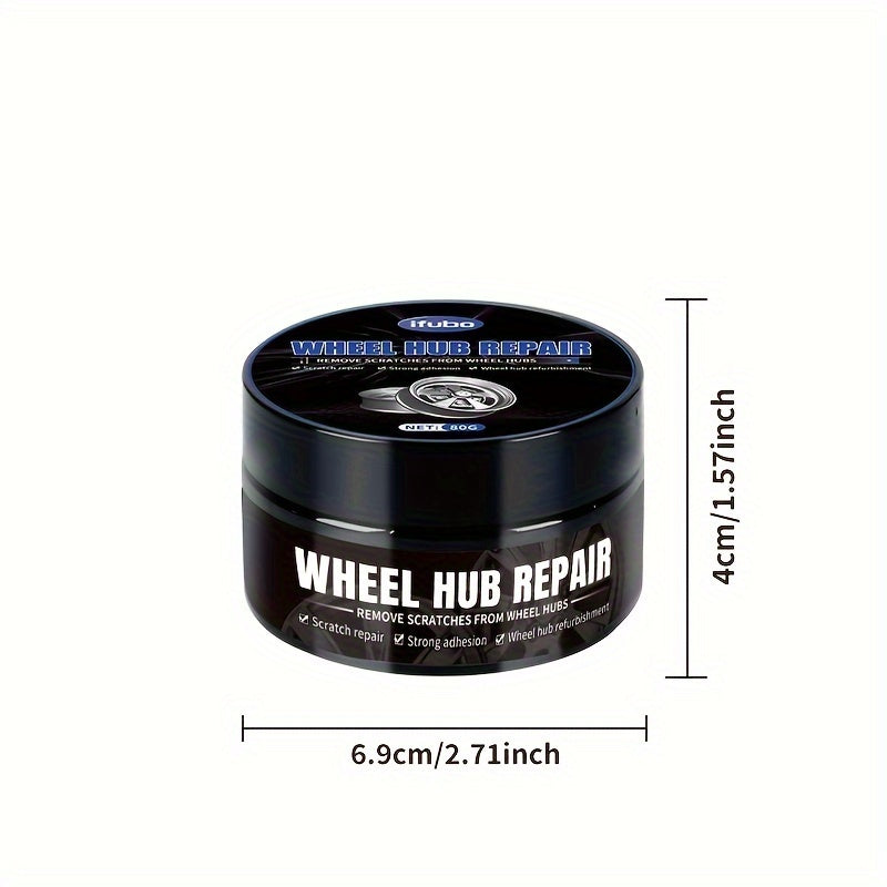 Universal Alloy Wheel Hub Repair Kit Scratch Remover Rust Protector Car Polishing Paste
