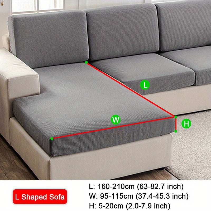 Waterproof Jacquard Sofa Slipcover Elastic Polyester Furniture Protector