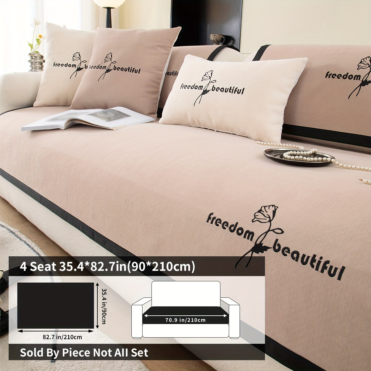 Современная накидка на диван из полиэстера для кресла, loveseat, 3-4 местного секционного