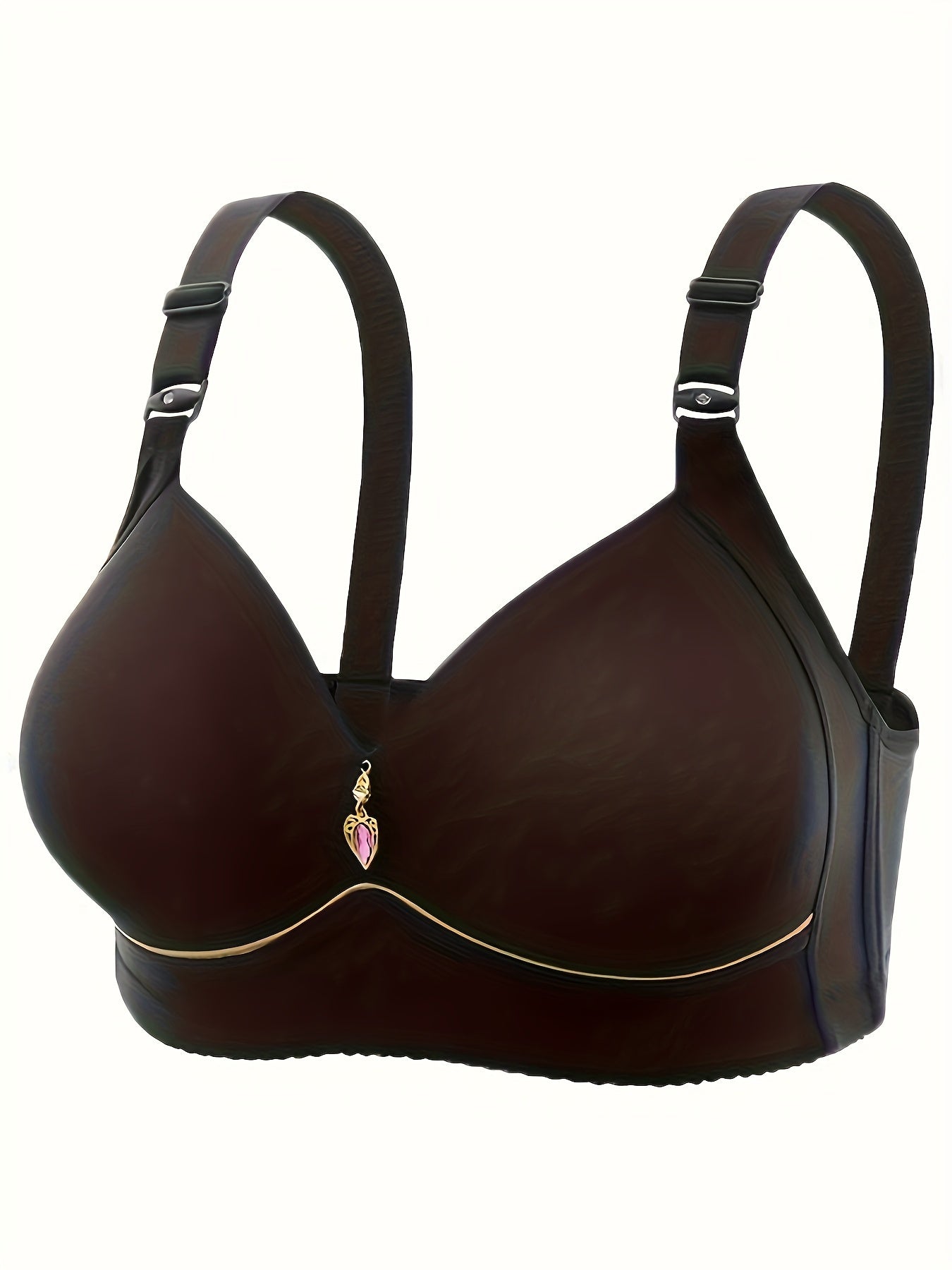 Women's Wire-Free Push-Up Maternity Bra Solid Color Stretch Polyester Elastane Seamless Comfort