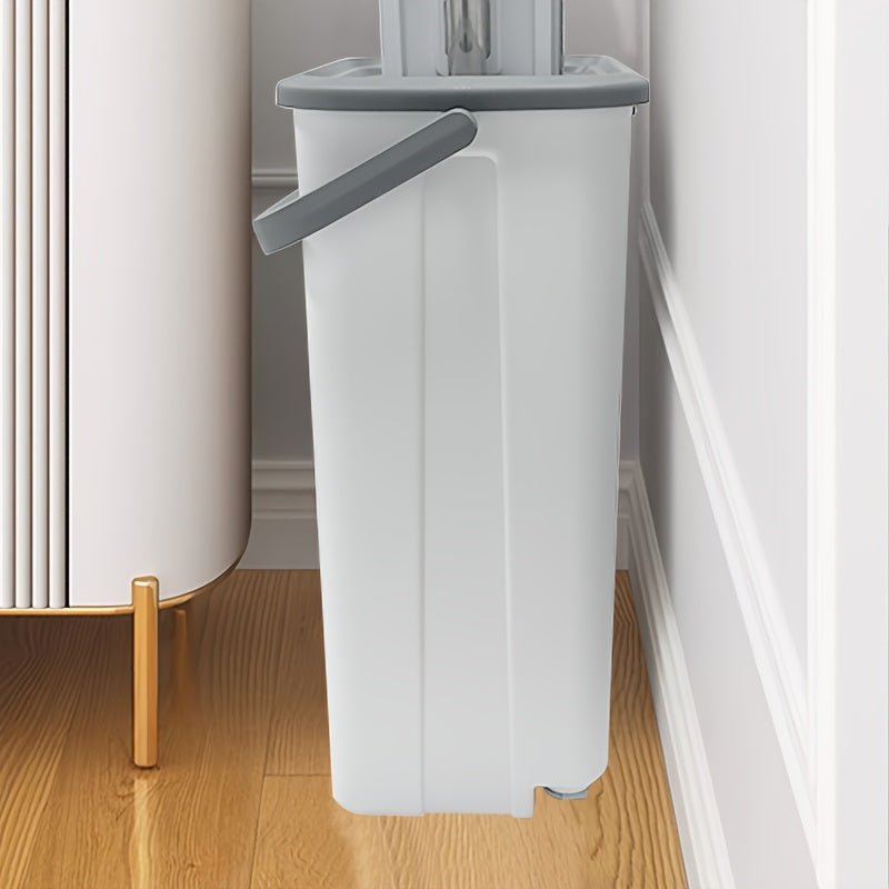 Yassi pol uchun mop va qopqoq to'plami, mikrotozalash mato bilan nam va quruq tozalash uchun