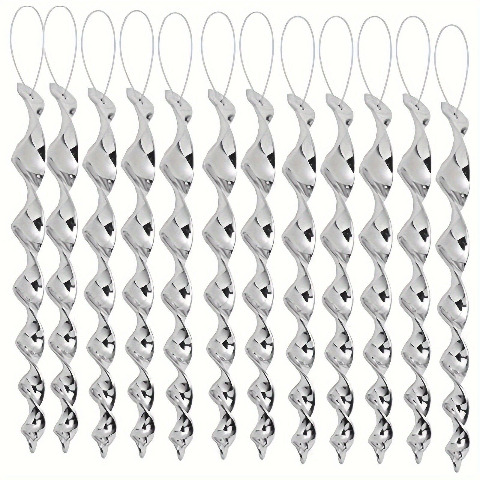 12Pcs 3D Wind Spinners Bird Repellent Garden Yard Decor Outdoor Ornament