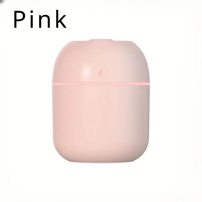 Humidificador portátil USB de 220ml para coches, dormitorios, habitaciones, silencioso, hidratante para la piel, regalo