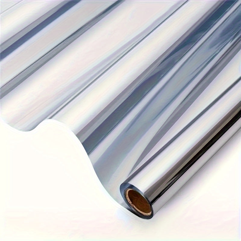 Легкая в установке односторонняя пленка для окон с защитой от УФ-лучей и тепла, с отражающим зеркальным оттенком для окон дома и офиса. Просто снимите защитную пленку и наклейте для мгновенной приватности.