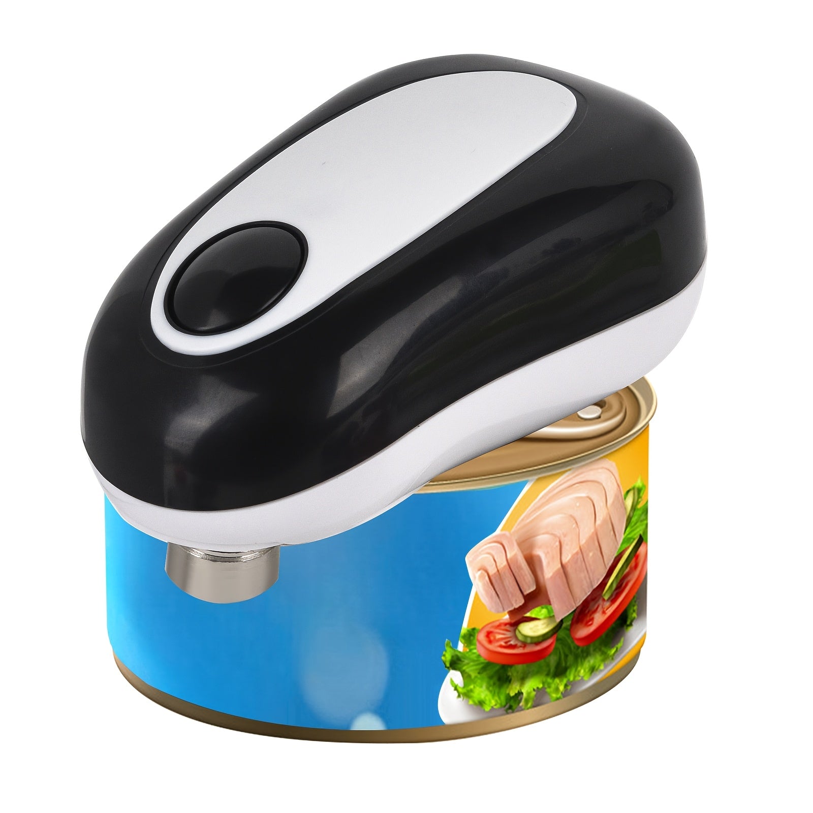 Electric Can Opener Battery-Powered Safety Gadget Kitchen Plastic 36V
