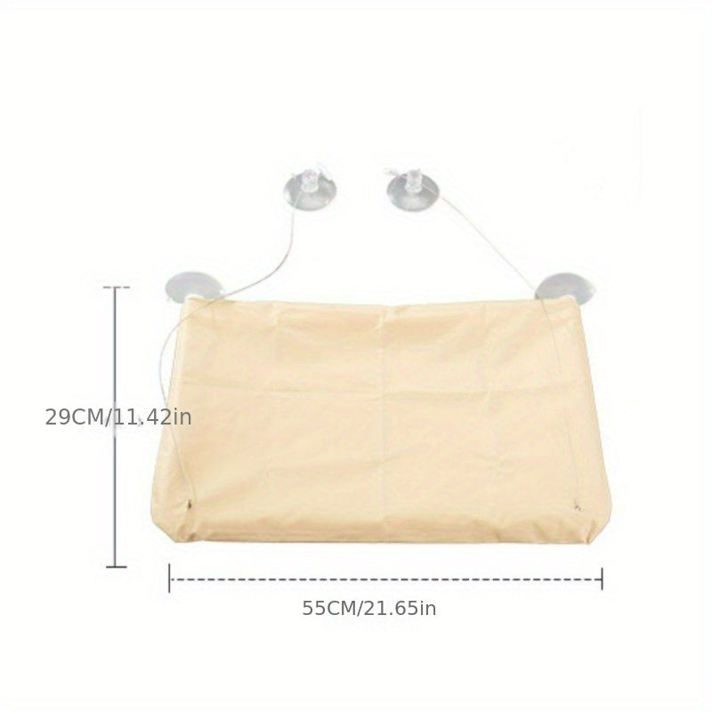 Large Waterproof Breathable Mesh Cat Hammock with Heavy-Duty Suction Cups