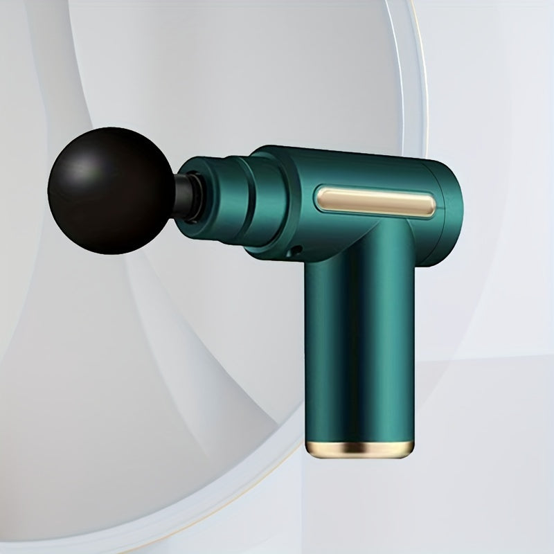 Portable Deep Tissue Massage Gun with 4 Heads 6 Speed USB Rechargeable Lithium Battery