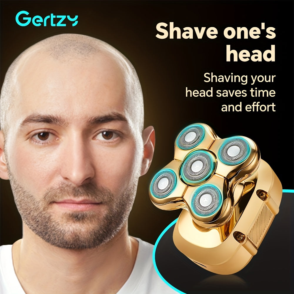 5-in-1 Professional Hairdressing Set with Digital Display Beard Trimmers Hair Clippers Shaver