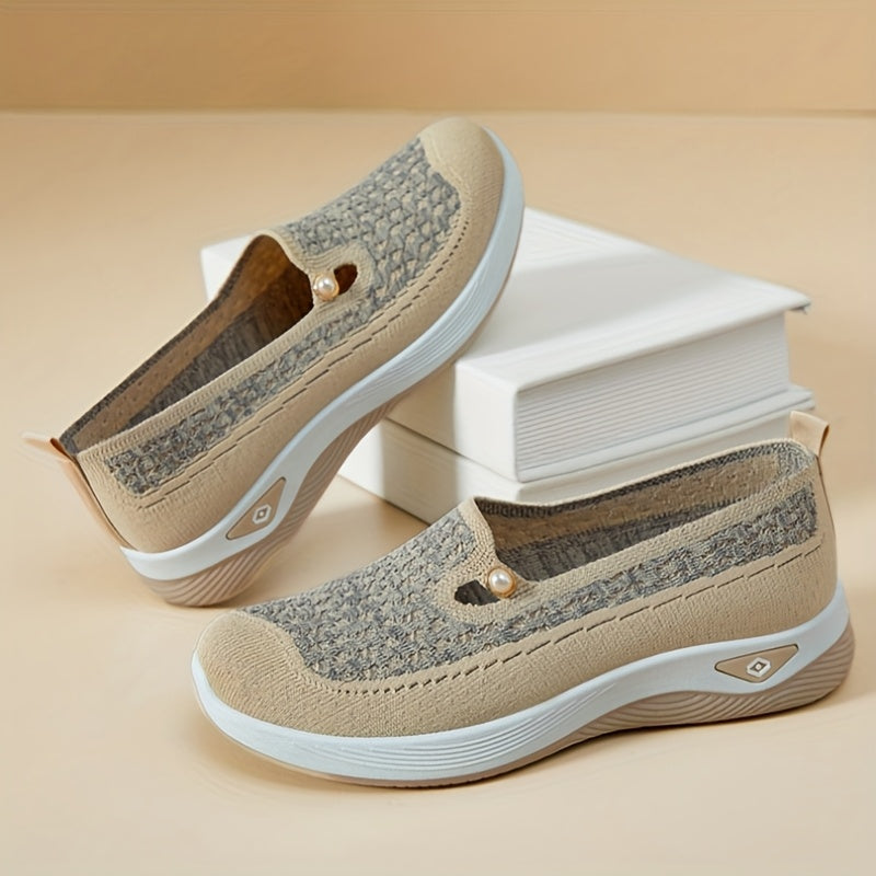 Women's Casual Open Toe Shoes Thick Sole Comfortable Spring Footwear