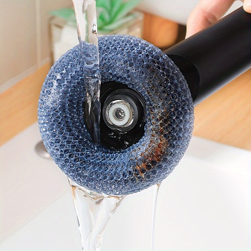 Ko'p maqsadli oshxona idishlarini yuvish cho'tkasi - Elektr energiyasiz, qozon, skovorodka va idishlarni oson tozalash uchun uzun tutqichli cho'tka, qulay va samarali dizayn, elektr energiyasi talab qilinmaydi.