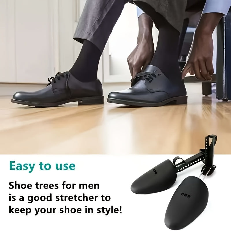 Men's Shoe Supports Adjustable Plastic Shoe Last Expanders for Dress & Casual Shoes