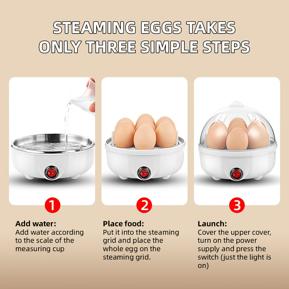 220V tuxum pishiruvchi qush tasviri bilan, bir tugma bilan oson ishlash, PP material