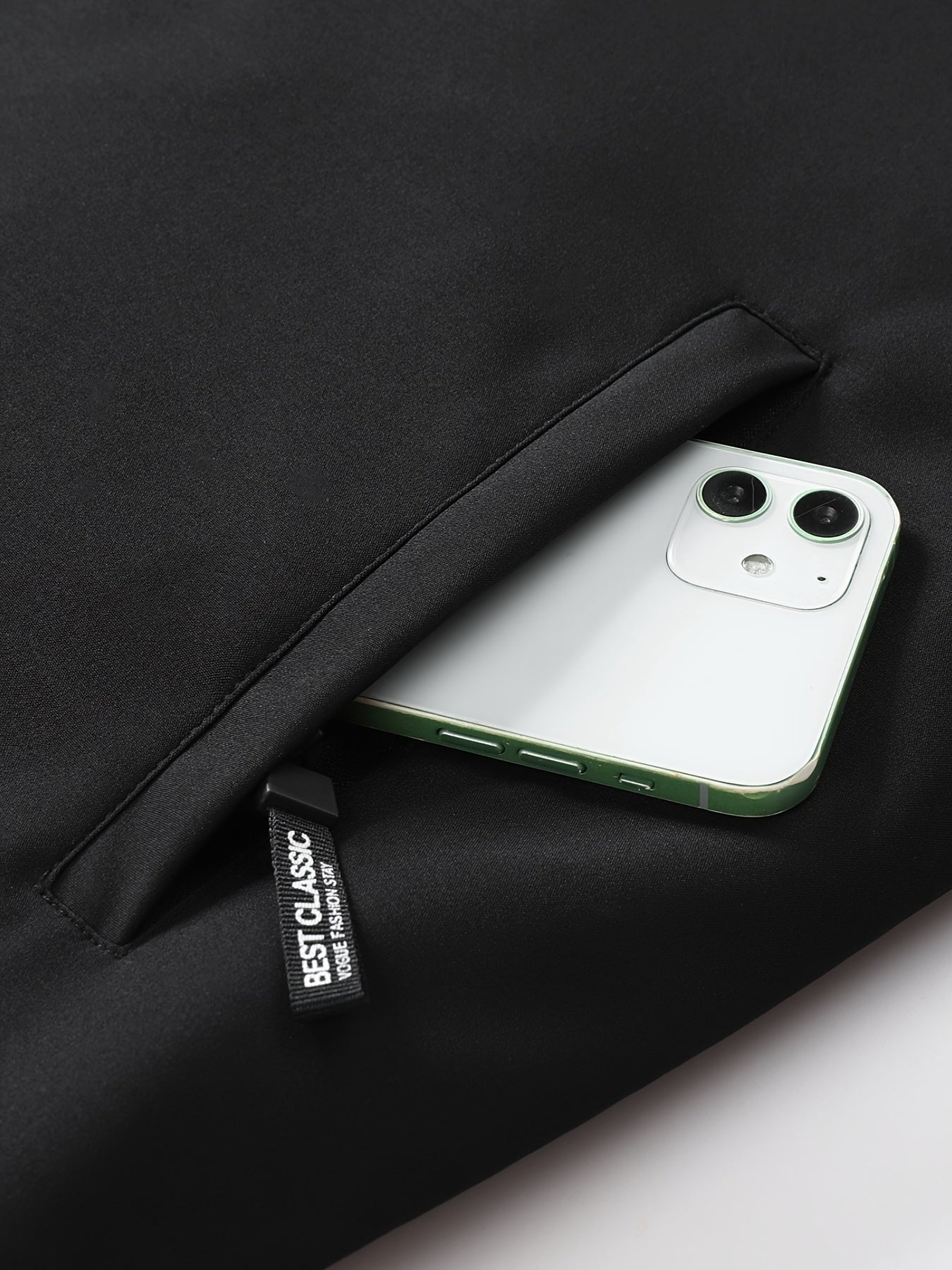 Мужская утепленная куртка с воротником-стойкой, молния, повседневная, осень-зима