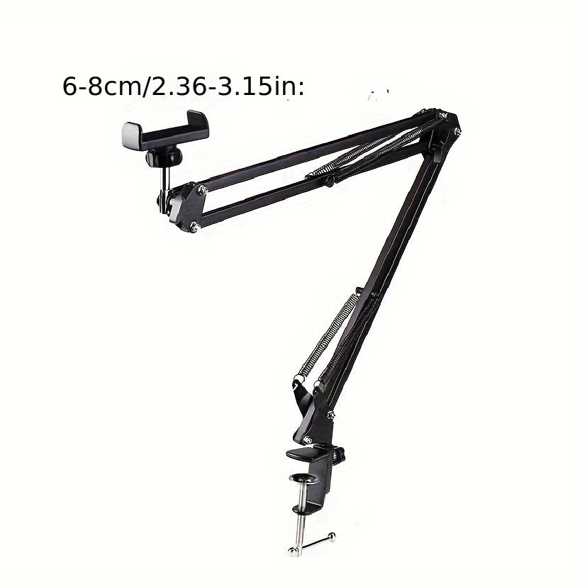 Desktop Holder with Pan and Mobile Phone Clip Non-Waterproof Iron Color Box Packaging