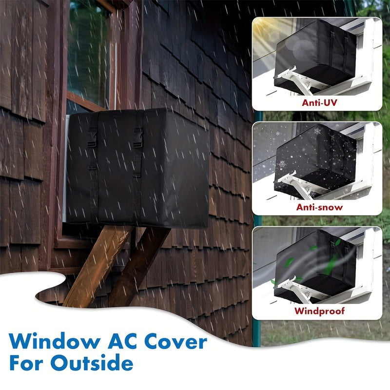 Outdoor Window Air Conditioner Cover Waterproof Sunscreen Protective Cover