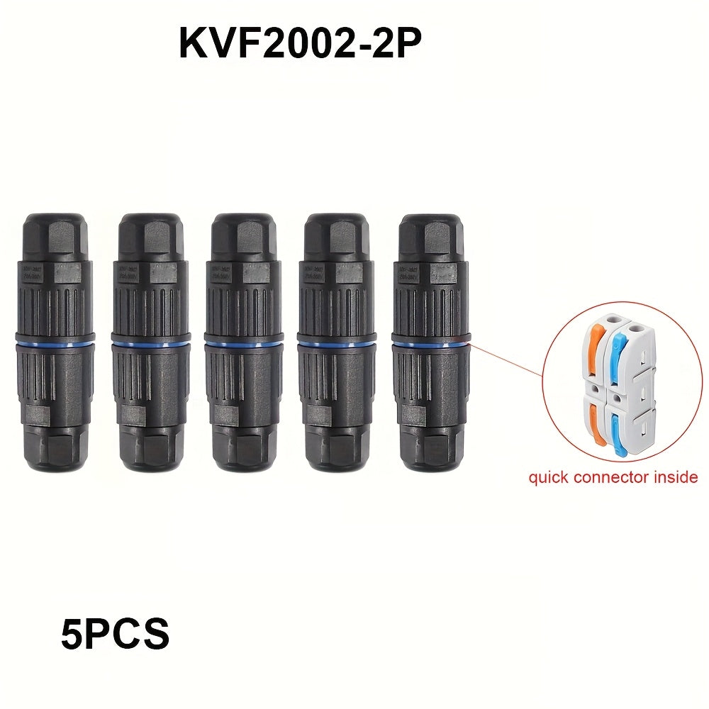 Cable Connector Quick Connection Terminal, 5.08cm, Outdoor LED Light, No Welding