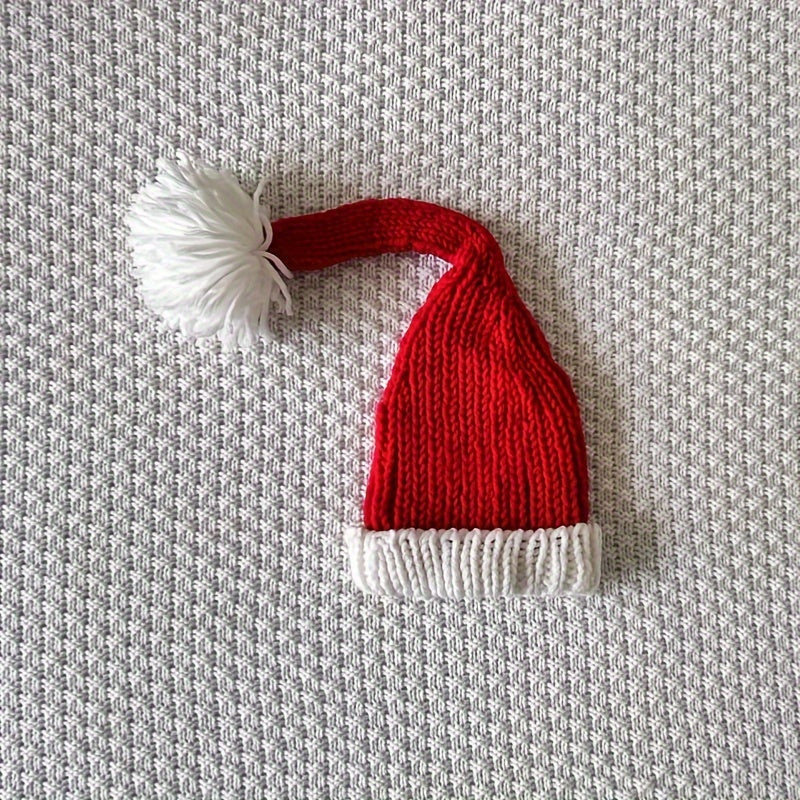 Baby Christmas Crochet Outfit for Newborns Santa Hat and Pants Set Infant Holiday Costume