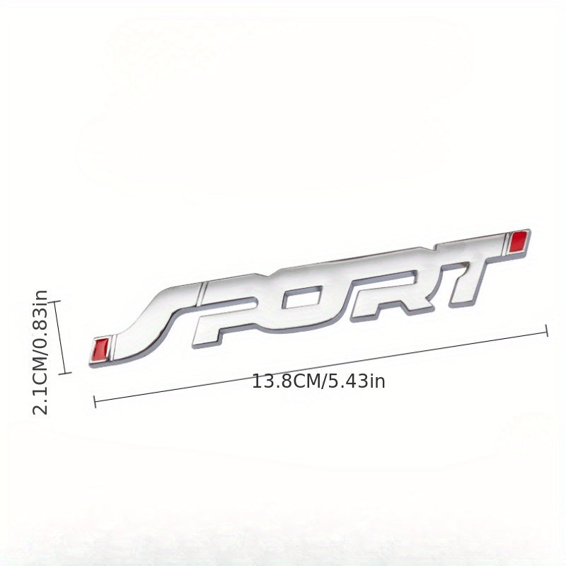 Avtomobil metalli sport stiker tanasi dekoratsiyasi quloq chizig'i decal