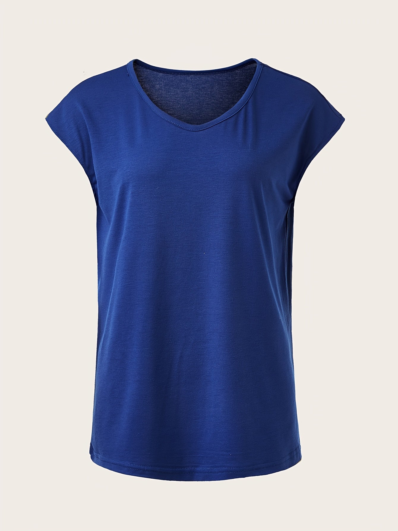 Women's Large Size Solid Color Casual Sports T-Shirt 5 Pack