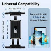 Soporte universal para teléfono y tableta para ventilación de coche, duradero, de ABS, ajustable y giratorio