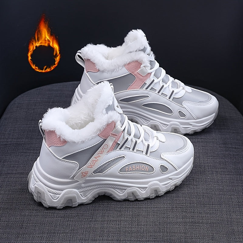 Women's Winter Casual Thick-Soled Anti-Slip Fleece-Lined Shoes