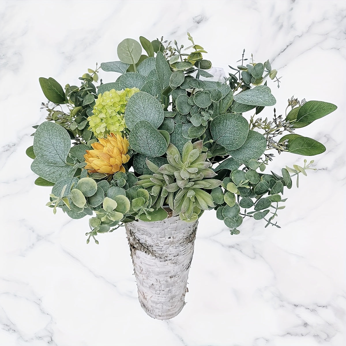 Artificial Eucalyptus Stems Bulk for Bouquets Wreaths Farmhouse Decor