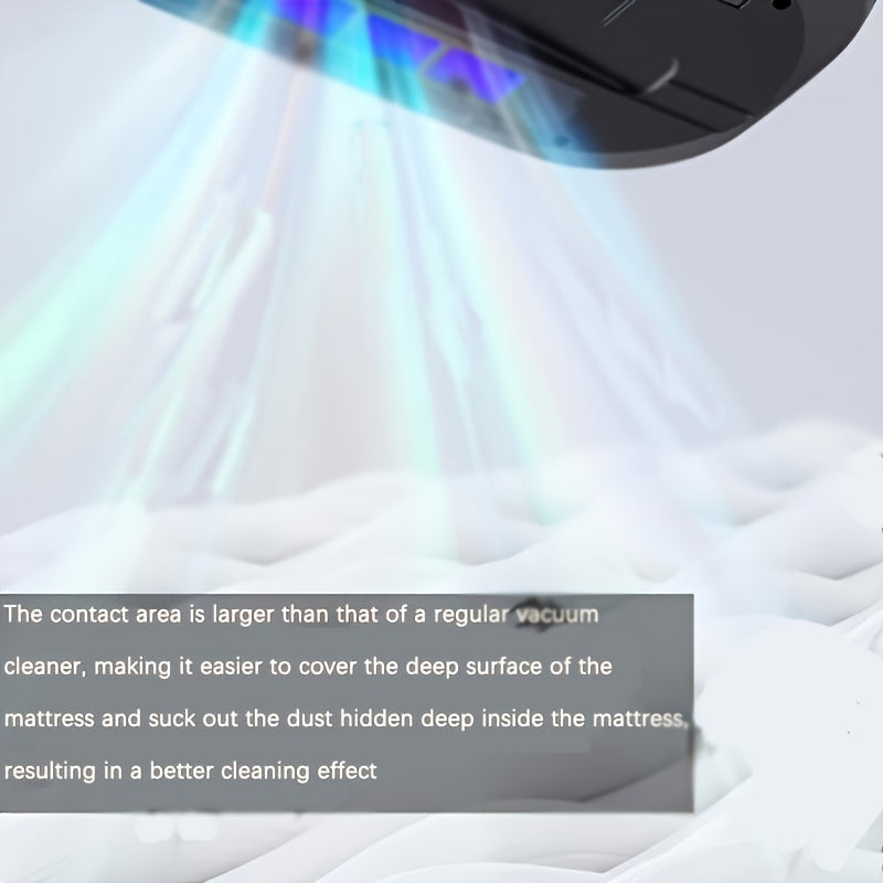 Wireless Handheld Vacuum Cleaner for Mattress Bed Sofa Dust Removal with Multi-Layer Filtration