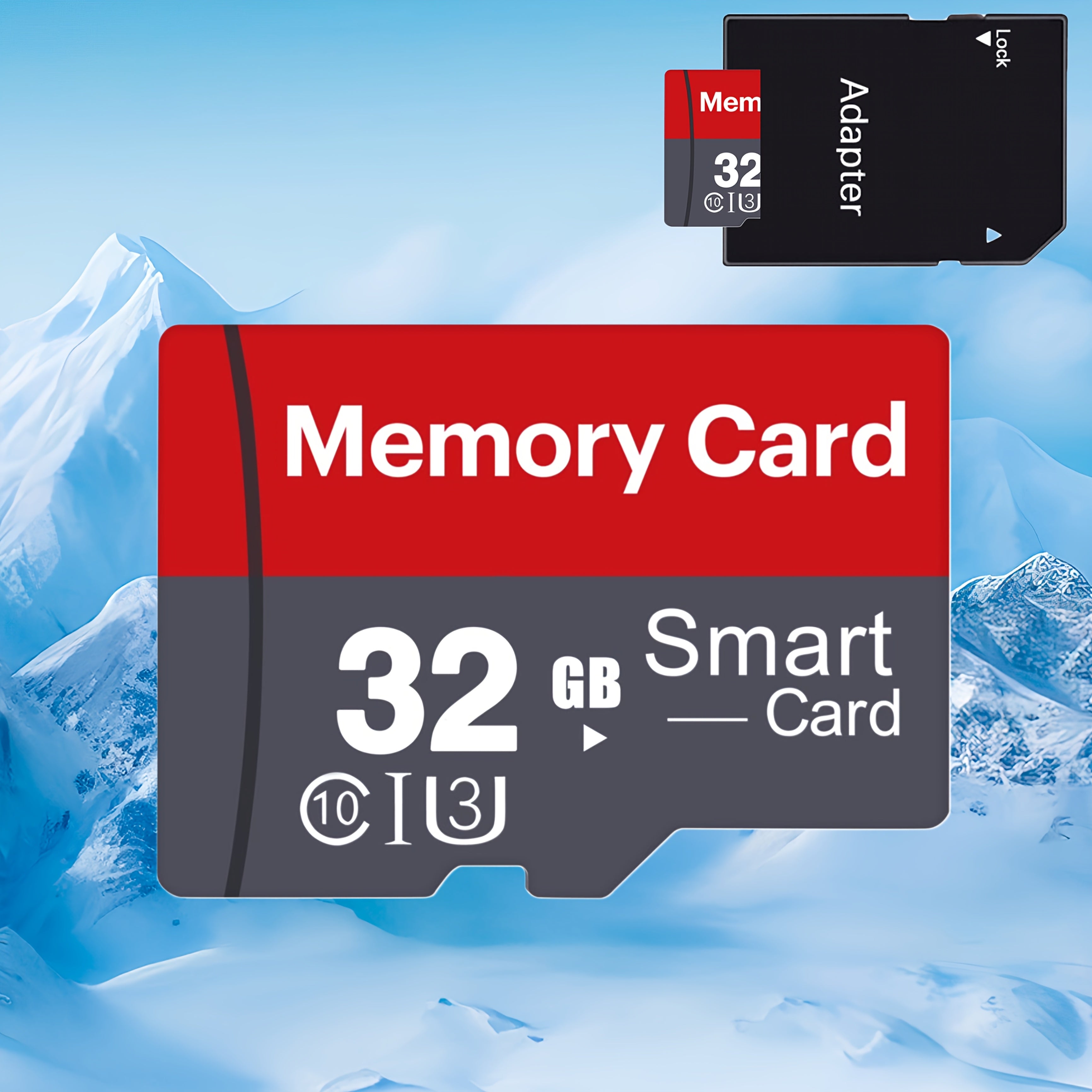 High-Speed UHS-I Class 10 Micro SD Card 8GB to 128GB for 4K UHD Video Surveillance Dash Cams