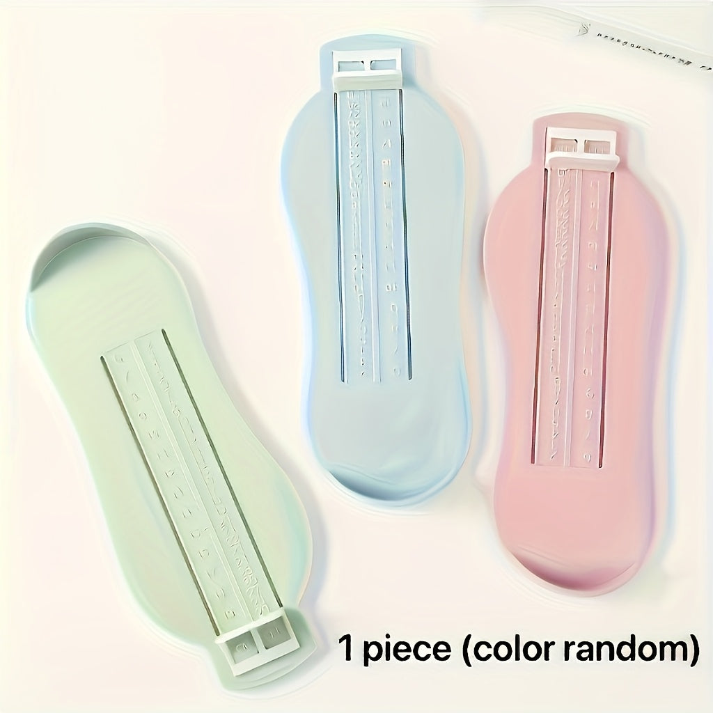 Unisex Plastic Foot Measuring Ruler Ergonomic Shoe Size Tool Colorful