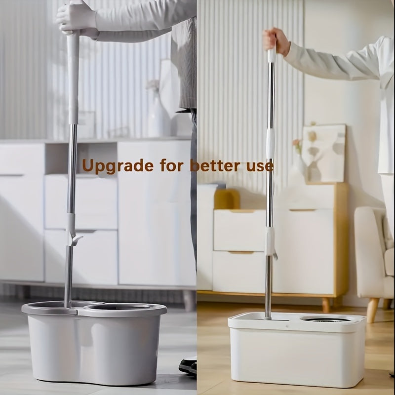 1 to'plam aylanuvchi mopa va chelak, 1 to'plam mop matosi bilan. Tozalash loy chelaki kiradi va uy, oshxona va hammom pollari uchun mos keladi. Quruq va nam tozalash uchun ishlatilishi mumkin. Maktab jihozlari uchun mukammal tozalash vositasi.