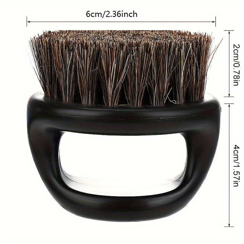 Мужской набор для бороды с щеткой и бритвой для укладки и полотенце для волос