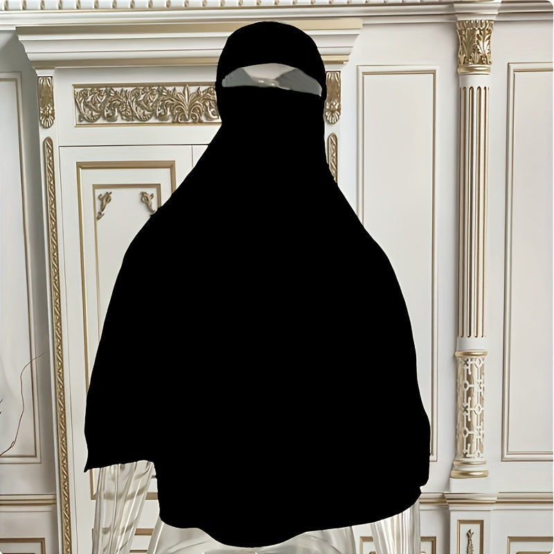 Ramazon davrida ayollar uchun tasodifiy va nafas oladigan bosh sharf, orqa bog'ichda bir rangli, hijob yoki turban sifatida kiyish uchun ideal. Ushbu ko'p funksiyali bosh o'rash, shuningdek, yuzni yopish uchun ham ishlatilishi mumkin.