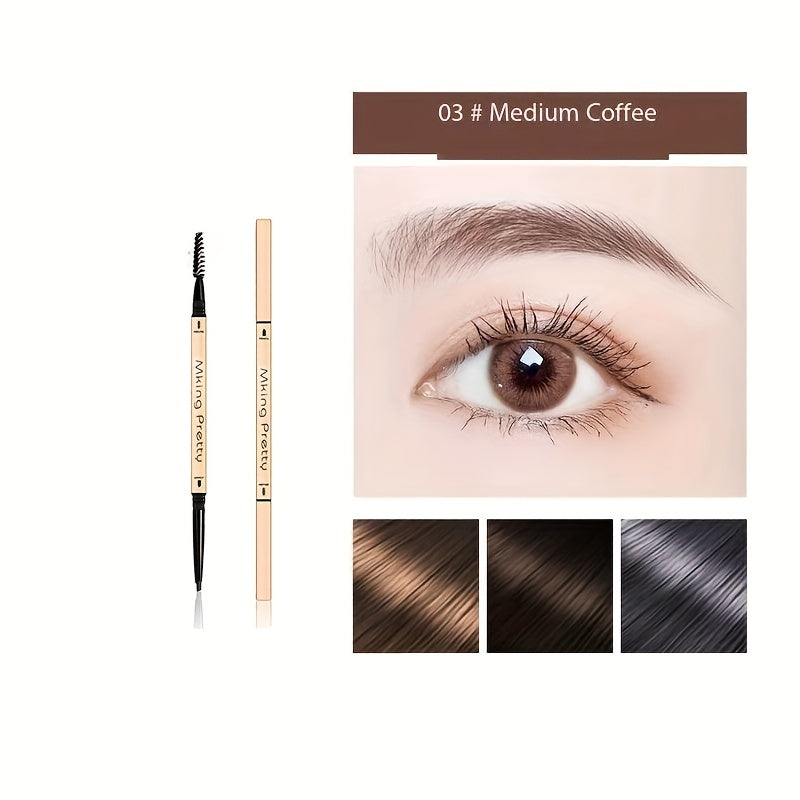 Lápiz de cejas para mujer Golden Slim resistente al agua, a prueba de manchas, para todo tipo de piel