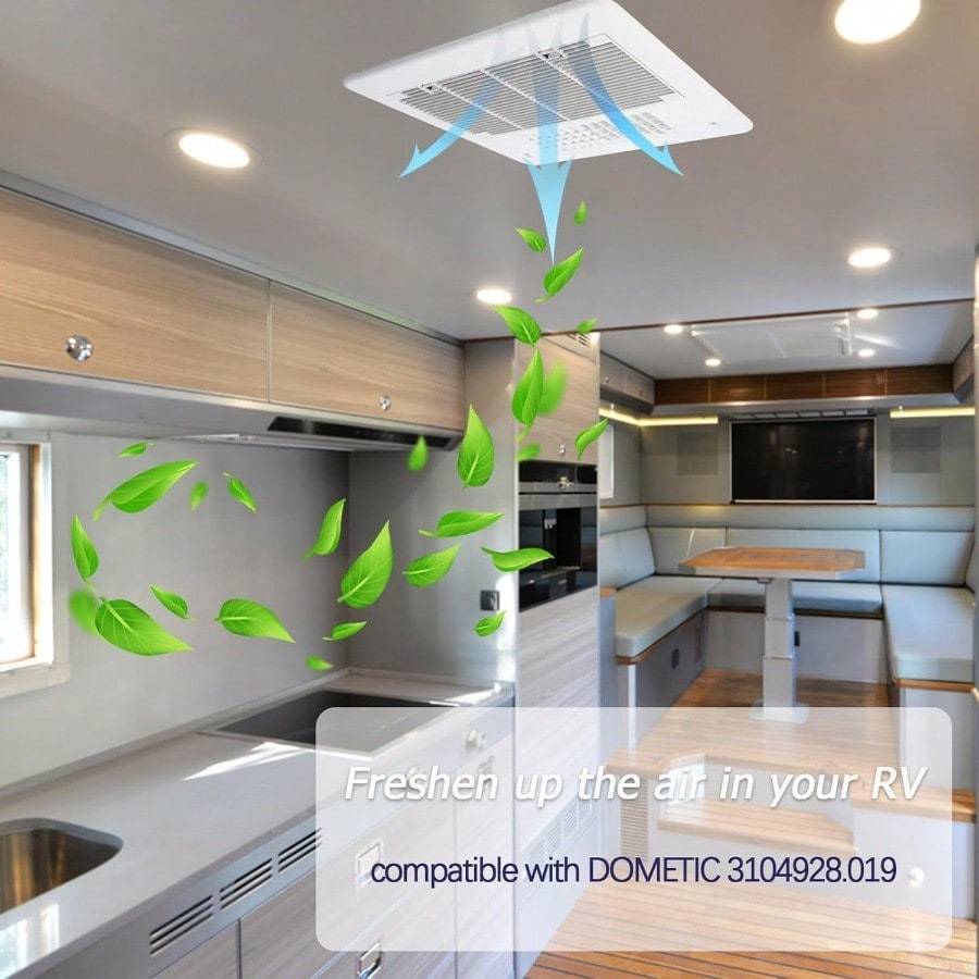 RV Vent Cover with Filters for Air Conditioners Replacement for Dometic 3104928.019