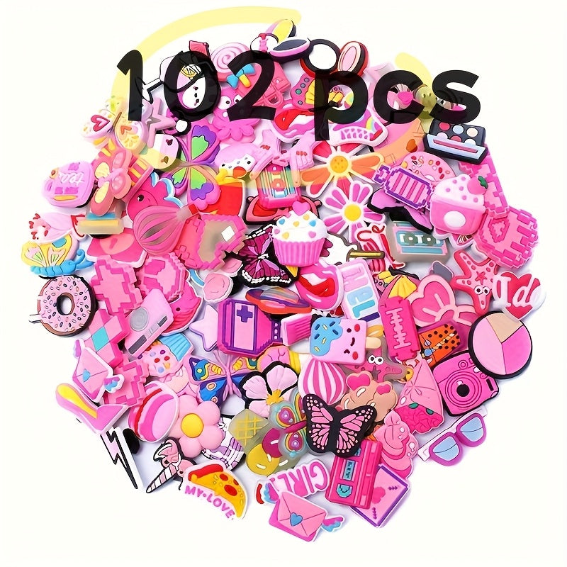 Pink Random Series Design Elements for DIY Crafts Party Decorations
