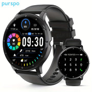 Smart Watch with Call Function Wireless 5.2 TFT Display Silicone Strap Multi-Sport Weather Forecast