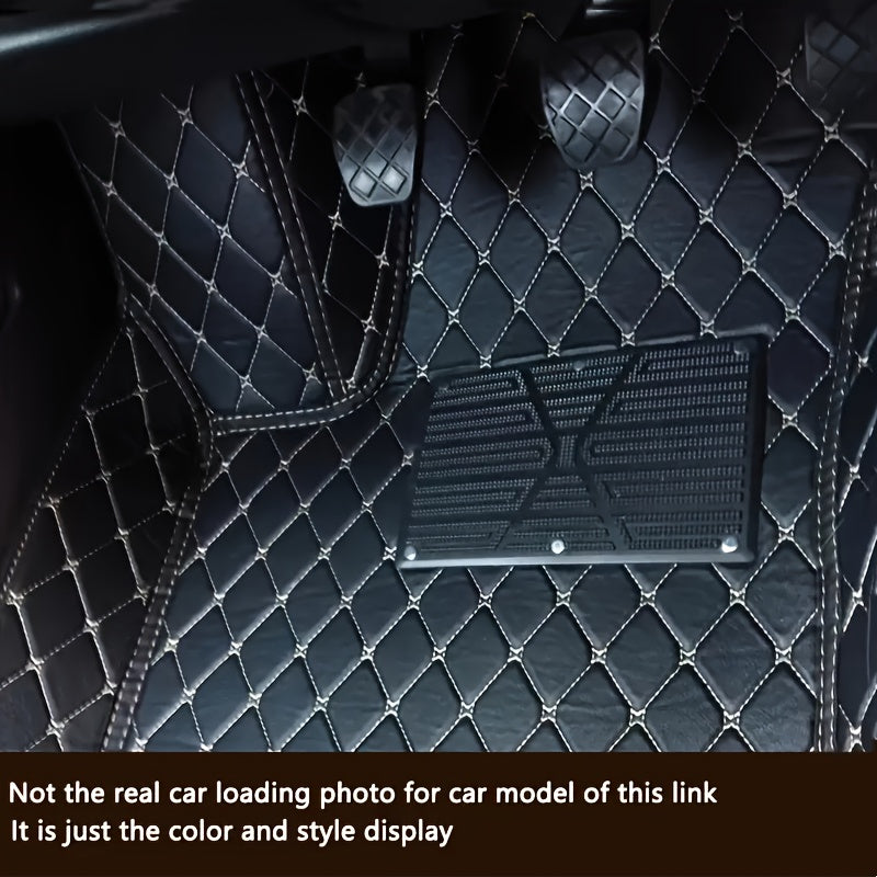 SUV Floor Mat Faux Leather Waterproof Dustproof All-Weather Fit