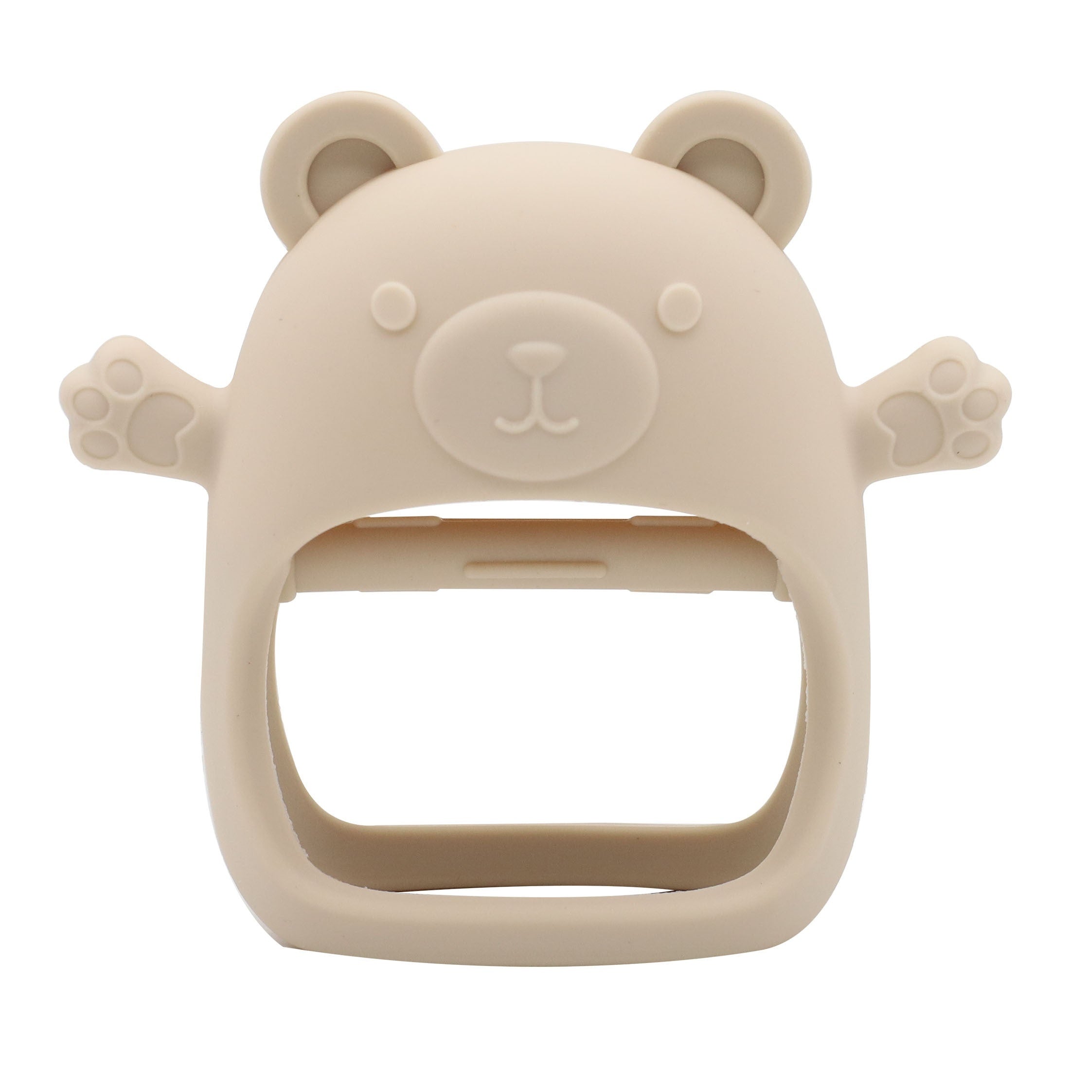 Baby Teething Toy Children's Silicone Bear Teether Gloves for Fall Prevention