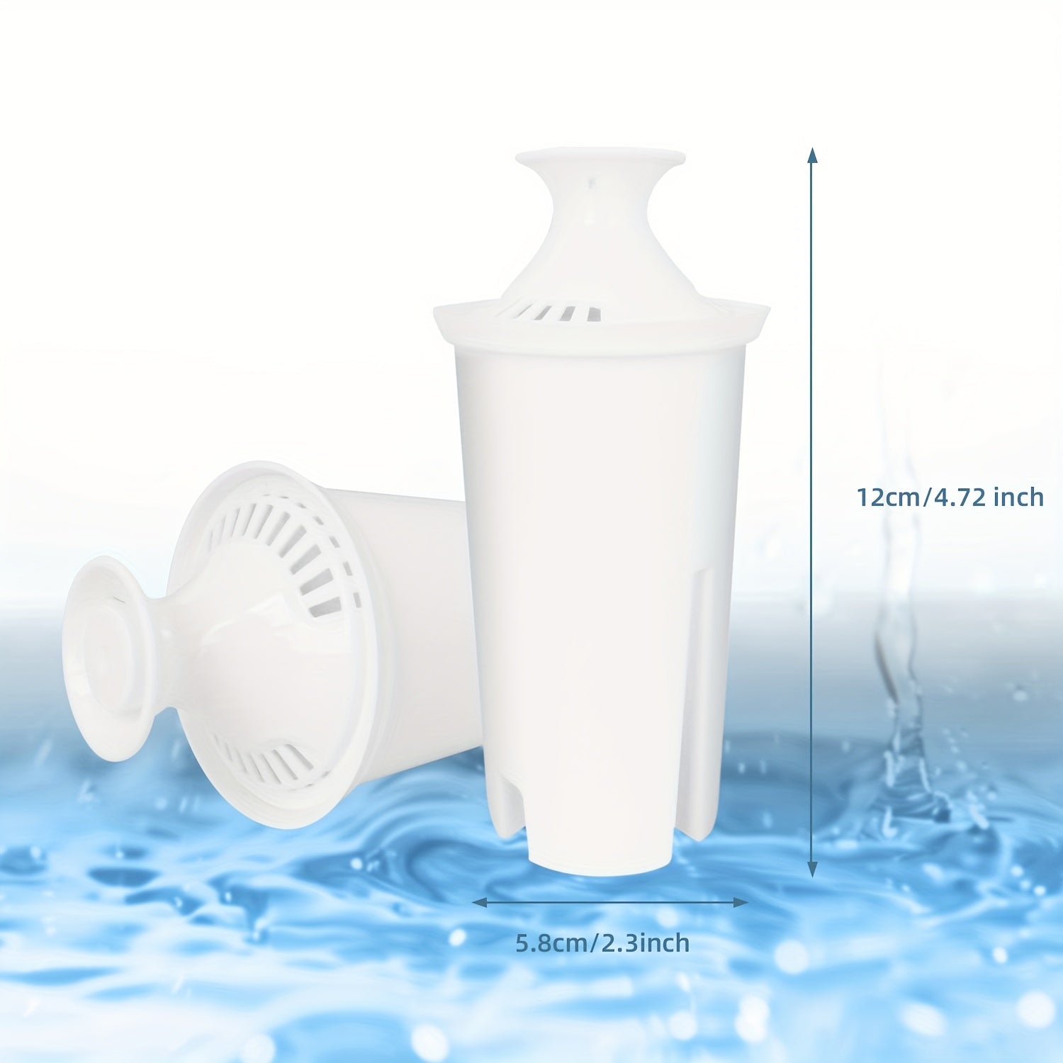 NSF-Certified Water Filter Replacement for Water Pitchers Dispensers 2 3 6 Pack