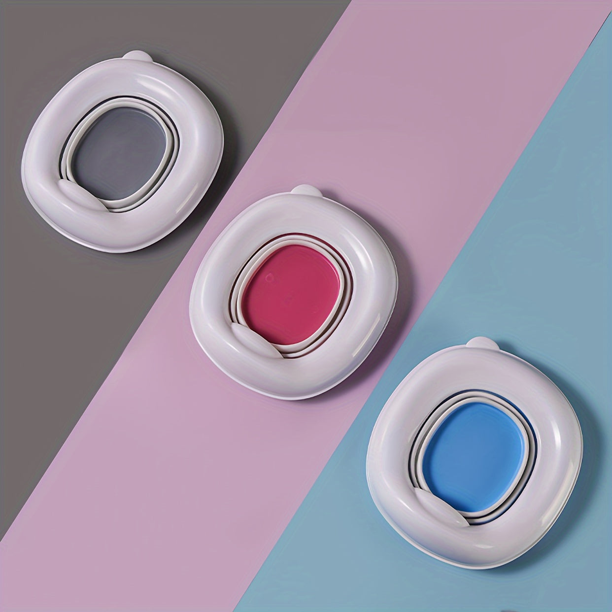 Tashqi sayohat va hojatxona o'qitish uchun qulay portativ hojatxona o'rindig'i - Qaytariladigan dizayn va bir martalik sumka rolikini o'z ichiga oladi