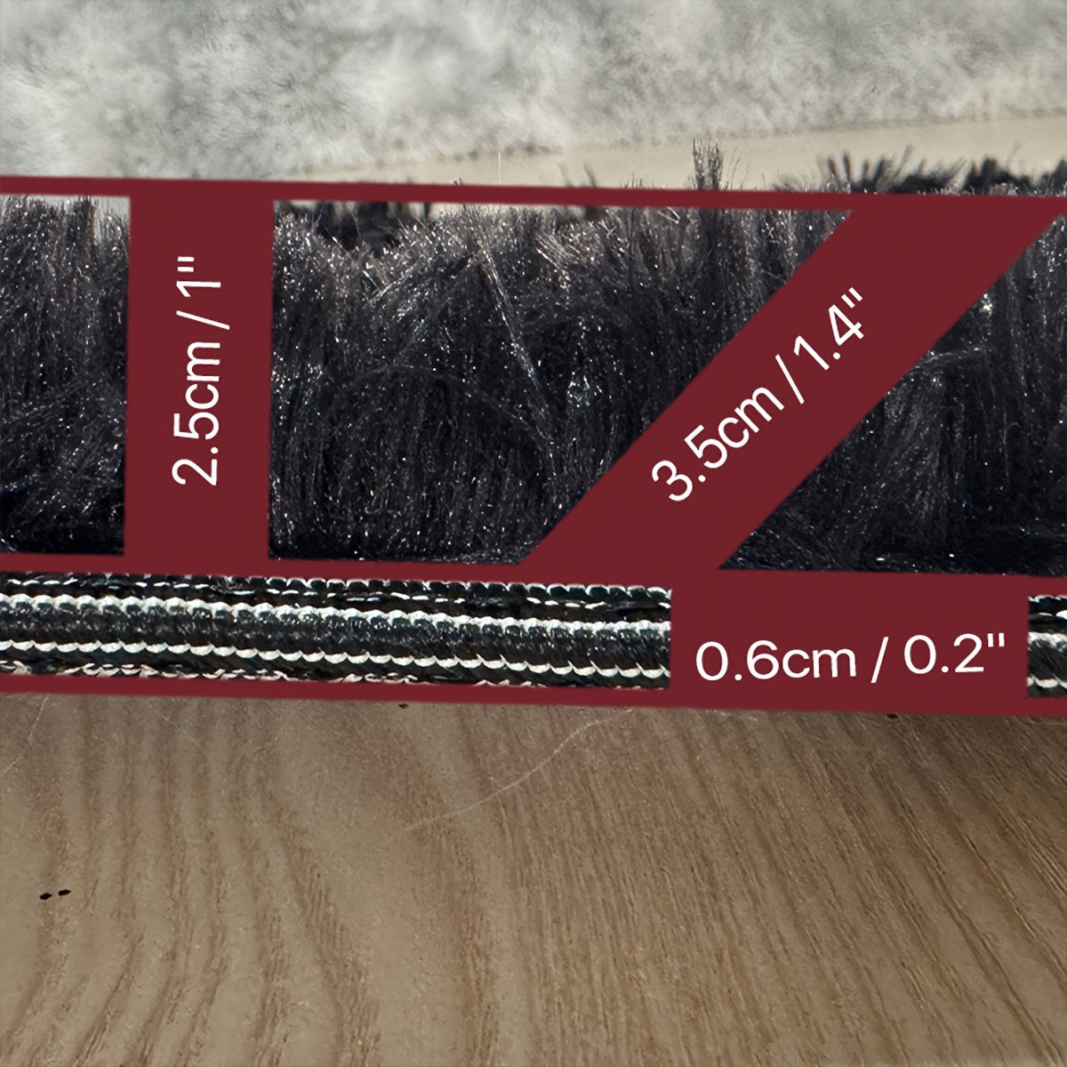 Super Soft Fluffy Plush Rug with Anti-Slip Back for Living Room Decor