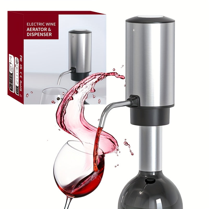 Electric Wine Pourer and Decanter with Olive Oil Diverters Kitchen Pourer