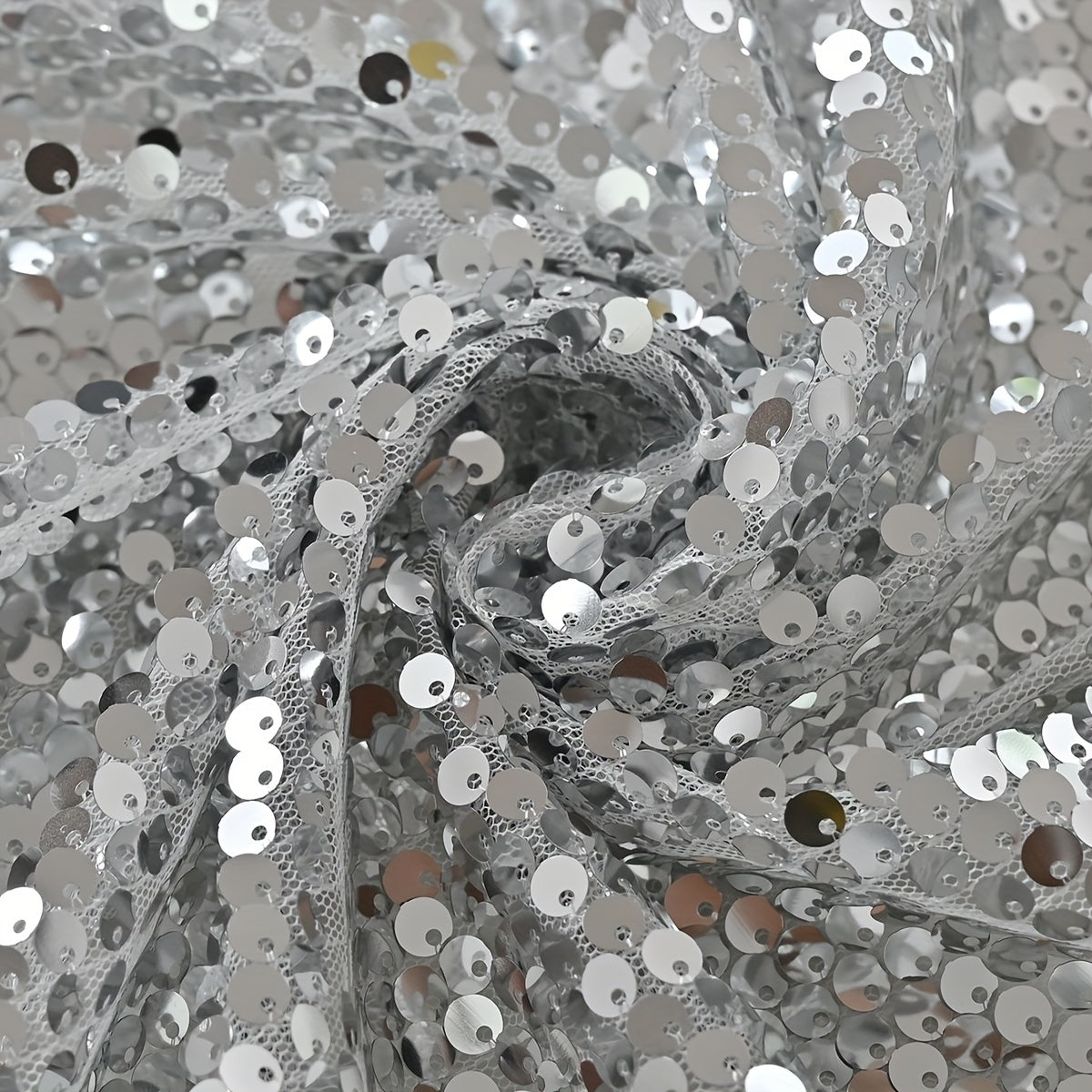 Blackout Curtains with Sequin Decoration for Bedroom or Living Room 1 Piece