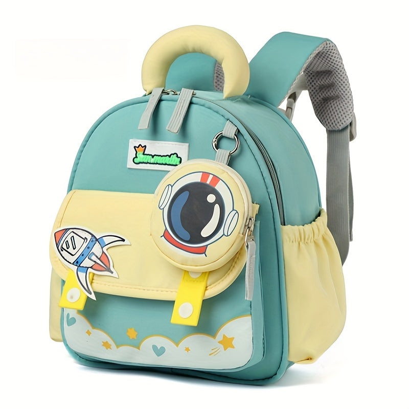 Kids Mini Backpack Cartoon Lightweight Durable Nylon Adjustable Straps for Going Out