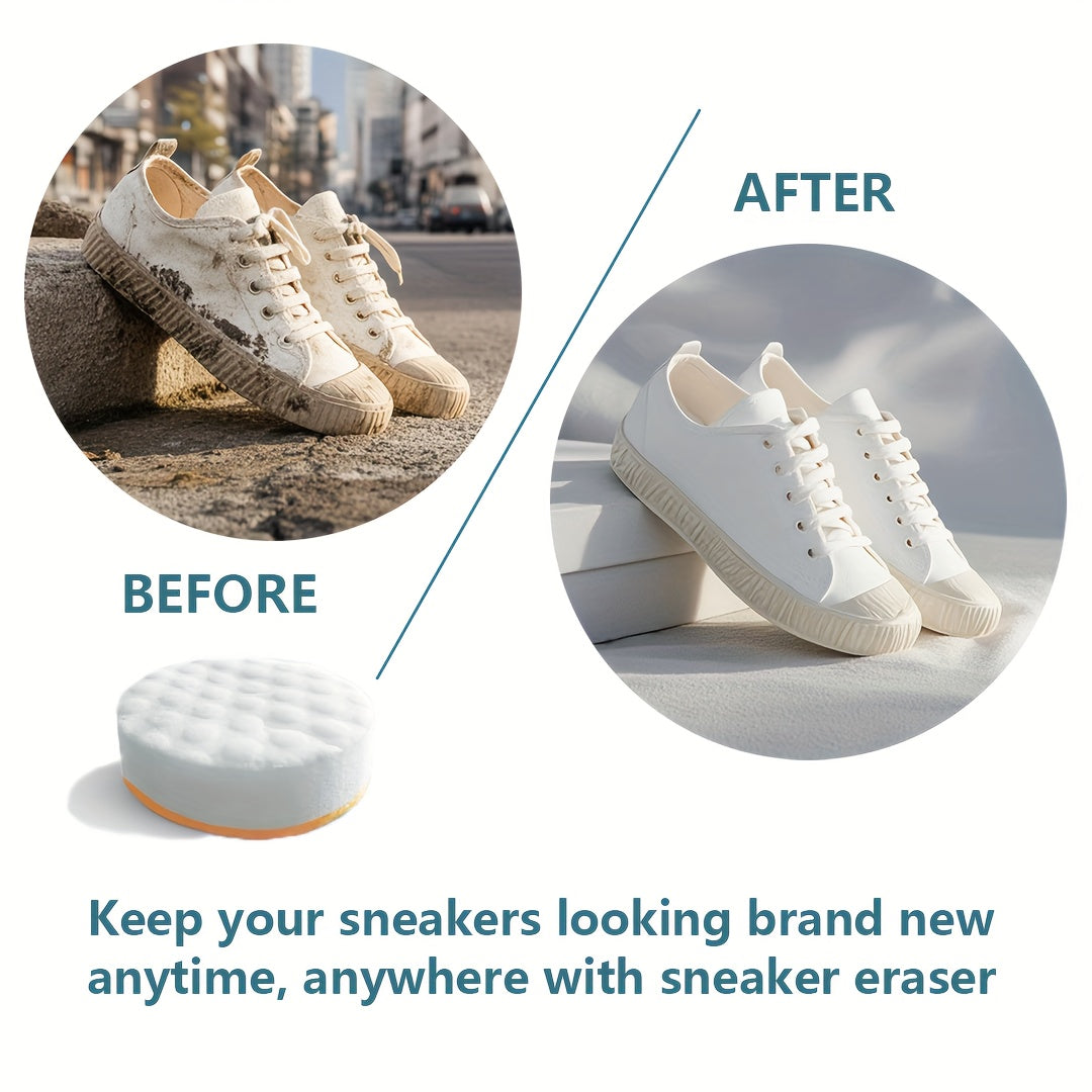 Sneaker Cleaner Sponges Dual-Sided No-Rinse Shoe Cleaning Pads