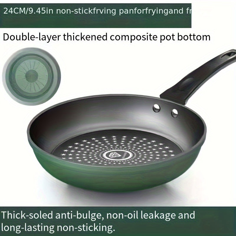 Non-Stick Frying Pan Set with Lid for Gas and Induction Stoves