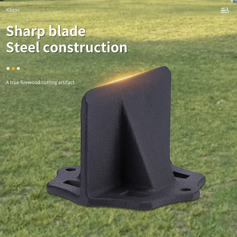 Набор для колки и рубки дров — прочный металлический колун с ручным инструментом для рубки дров. Имеет конструкцию с молотком и наковальней для эффективной рубки дров.