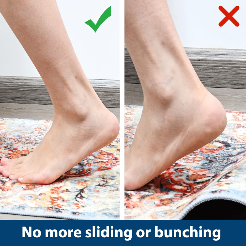 Beige Non-Slip Rug Pads for Hardwood Floors Anti-Skid Gripper Mats