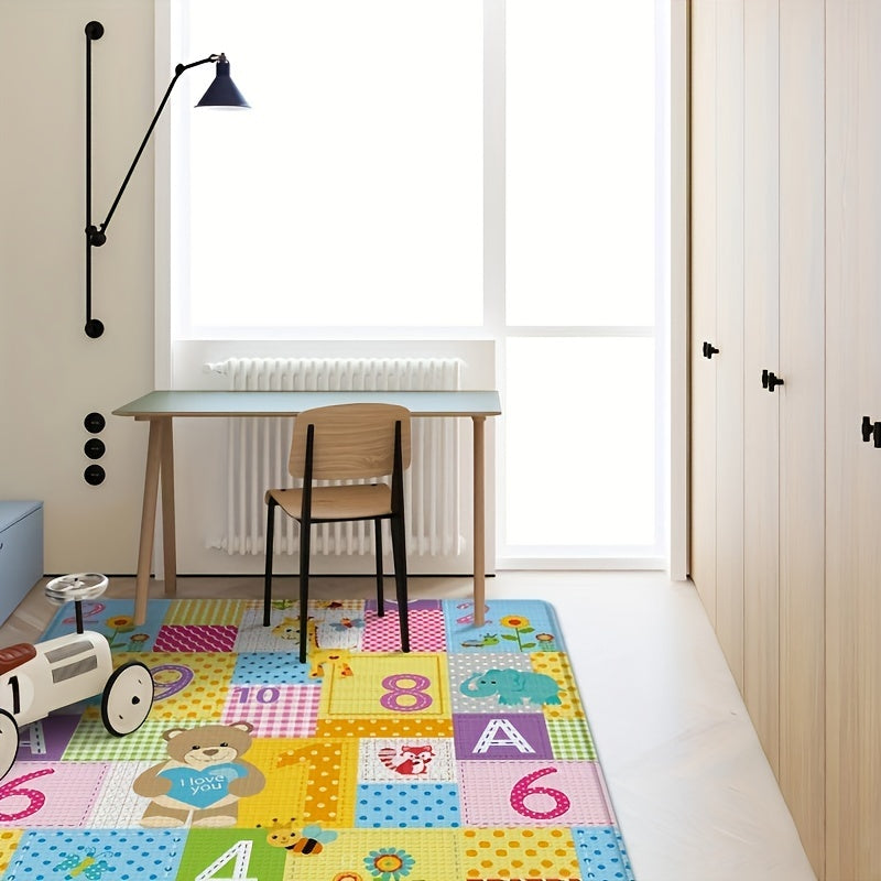 Baby Crawl Mat Foldable Odorless Soft Play Area for Children in Living Room